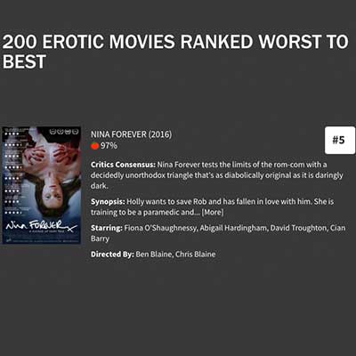 200 EROTIC MOVIES RANKED WORST TO BEST