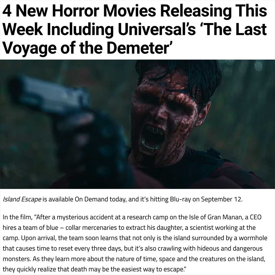 4 New Horror Movies Releasing This Week Including Universal’s ‘The Last Voyage of the Demeter’