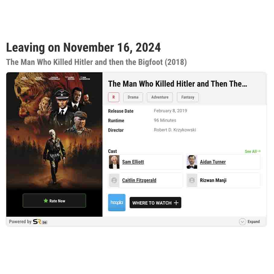 All 28 Movies Leaving Hulu in November 2024