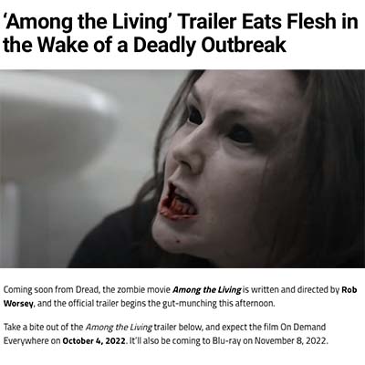 ‘Among the Living’ Trailer Eats Flesh in the Wake of a Deadly Outbreak