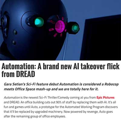 Automation: A brand new AI takeover flick from DREAD
