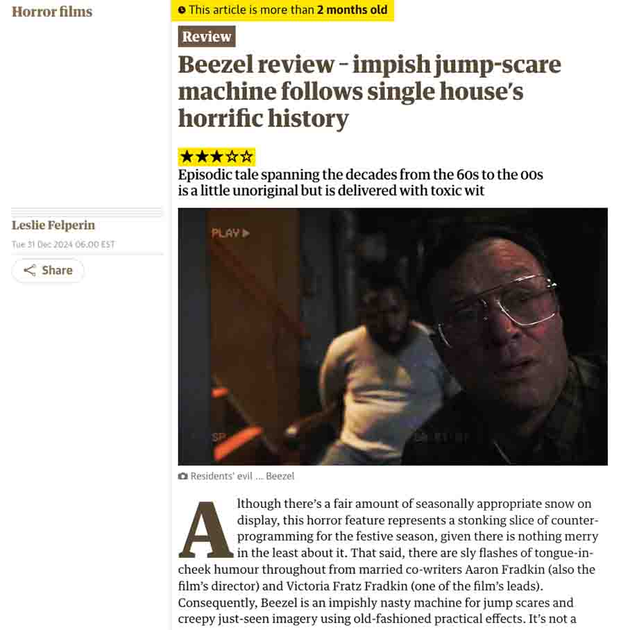 Beezel review, Impish jump-scare machine follows single house’s horrific history