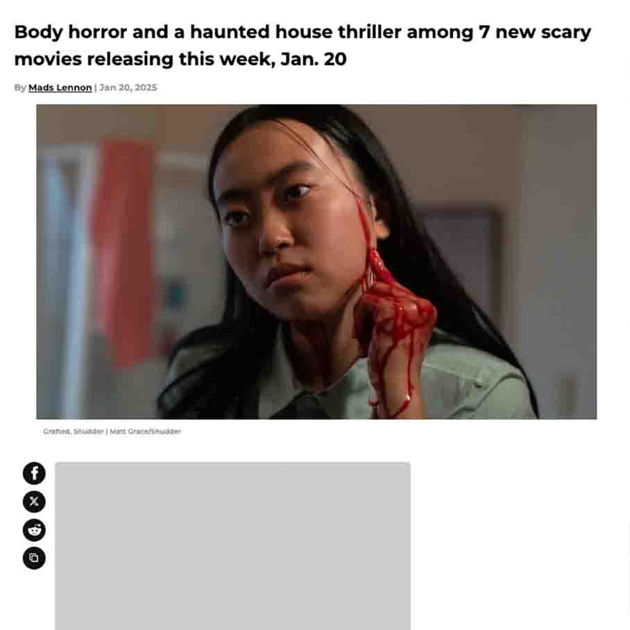 Body horror and a haunted house thriller among 7 new scary movies releasing this week, Jan. 20