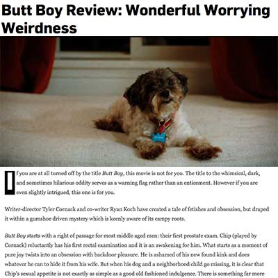 Butt Boy Movie Butt Boy Review: Wonderful Worrying Weirdness