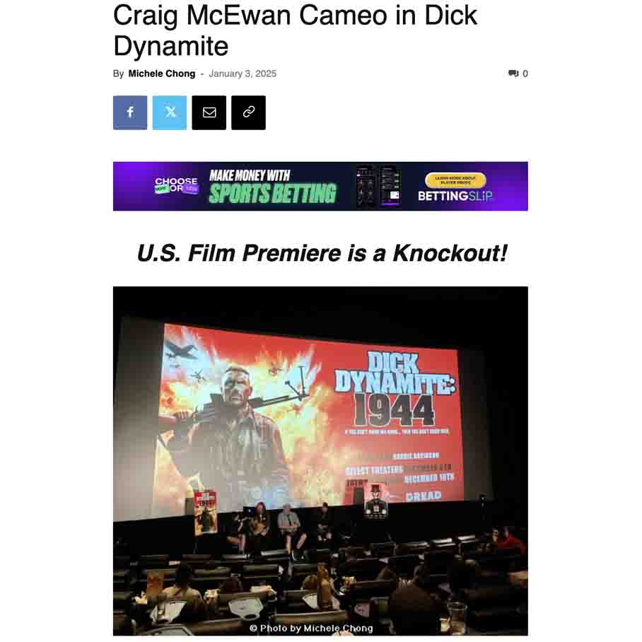“Craig McEwan Cameo in Dick Dynamite”