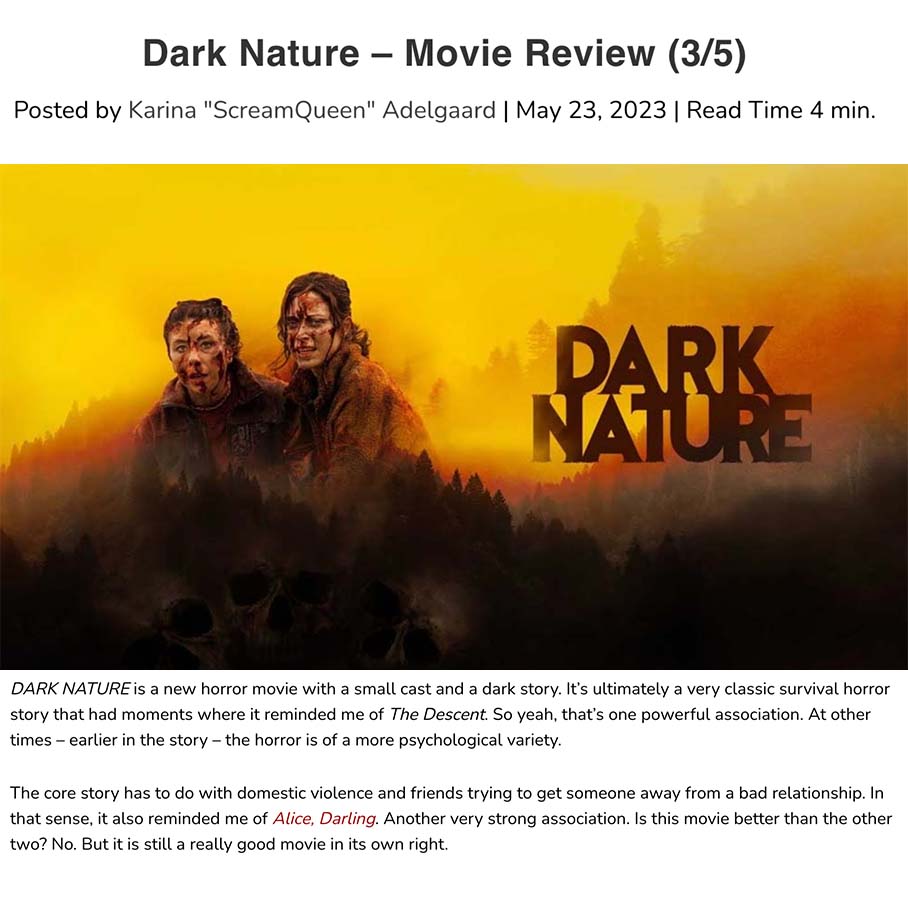 Dark Nature – Movie Review