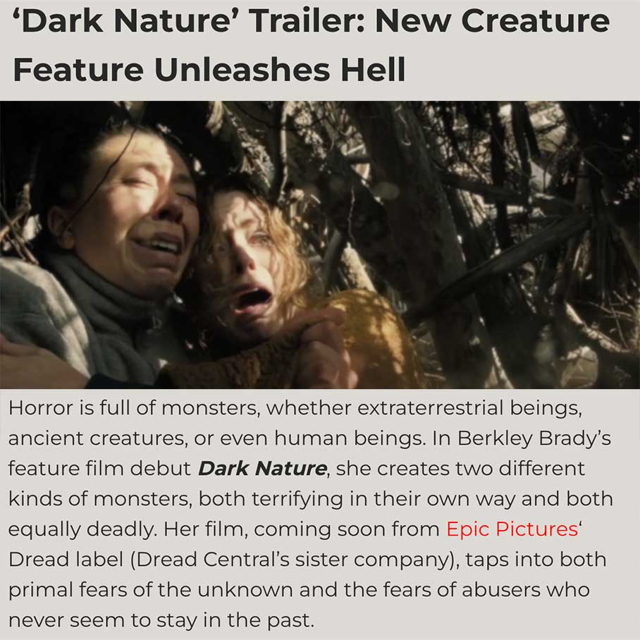 ‘Dark Nature’ Trailer: New Creature Feature Unleashes Hell