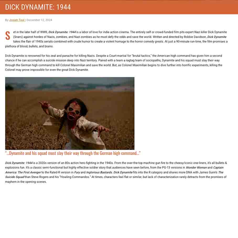Dick Dynamite: 1944