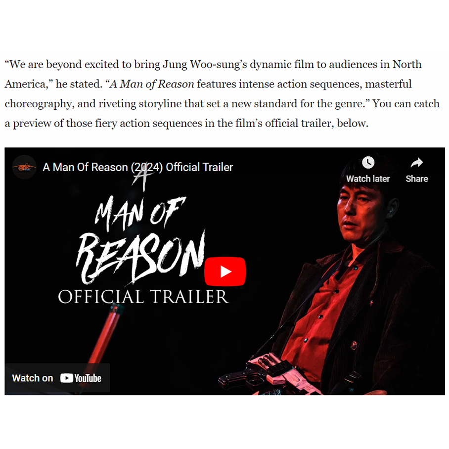 Don’t Miss This TIFF Hit Korean Action Film When It Finally Comes to the U.S. This Summer