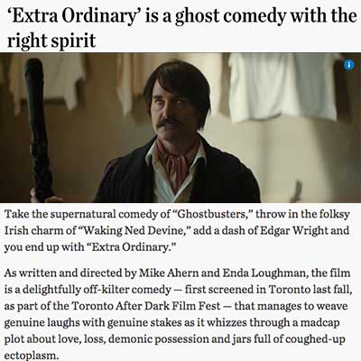 ‘Extra Ordinary’ is a ghost comedy with the right spirit