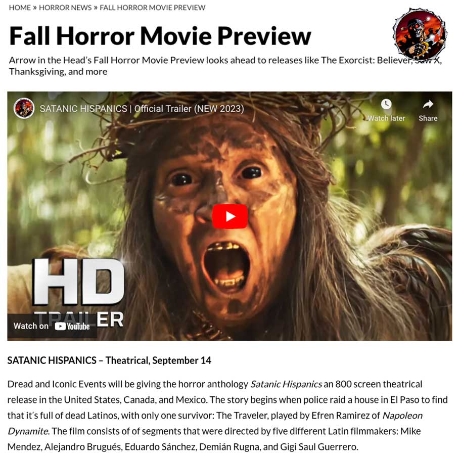 Fall Horror Movie Preview