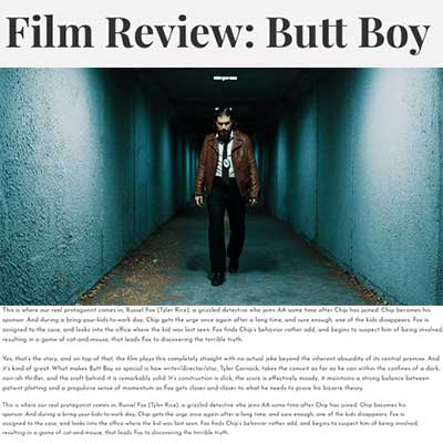 Film Review: Butt Boy