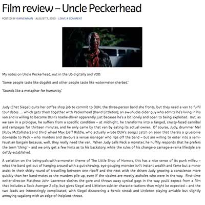 Film review – Uncle Peckerhead