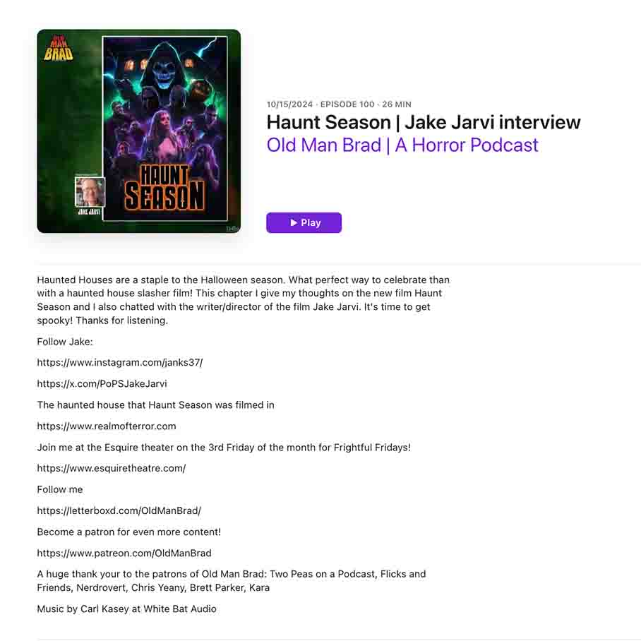 Haunt Season | Jake Jarvi Interview