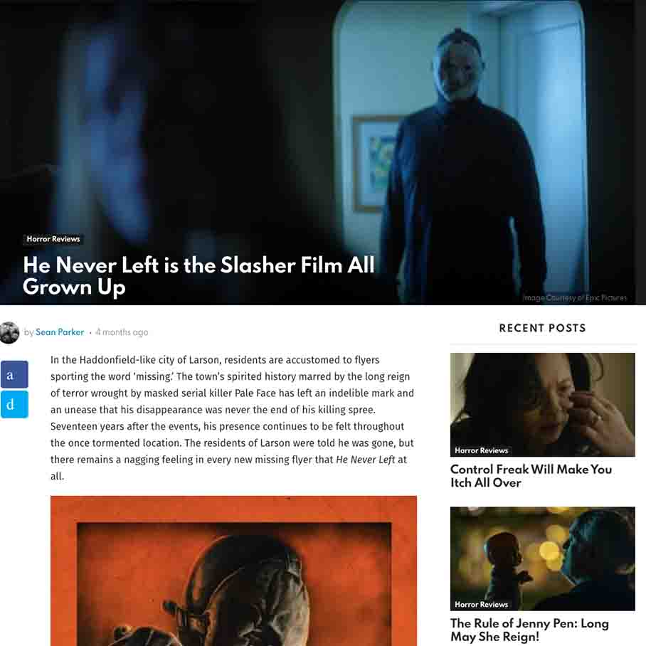 He Never Left is the Slasher Film All Grown Up