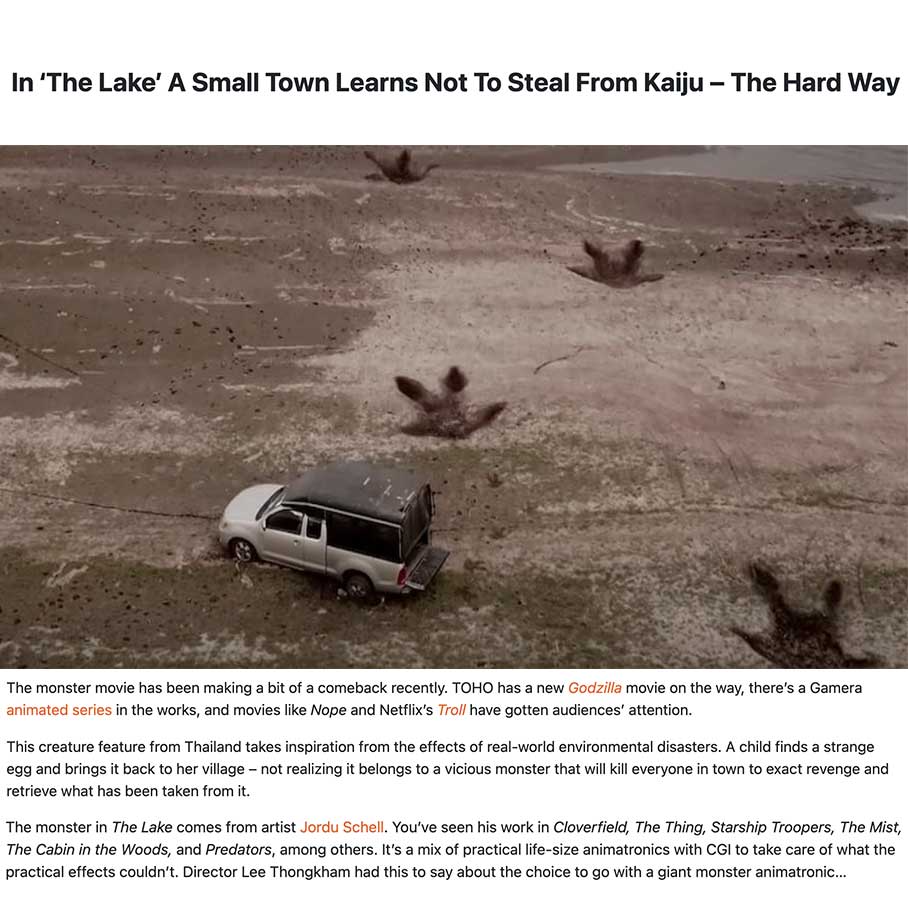 In ‘The Lake’ A Small Town Learns Not To Steal From Kaiju – The Hard Way
