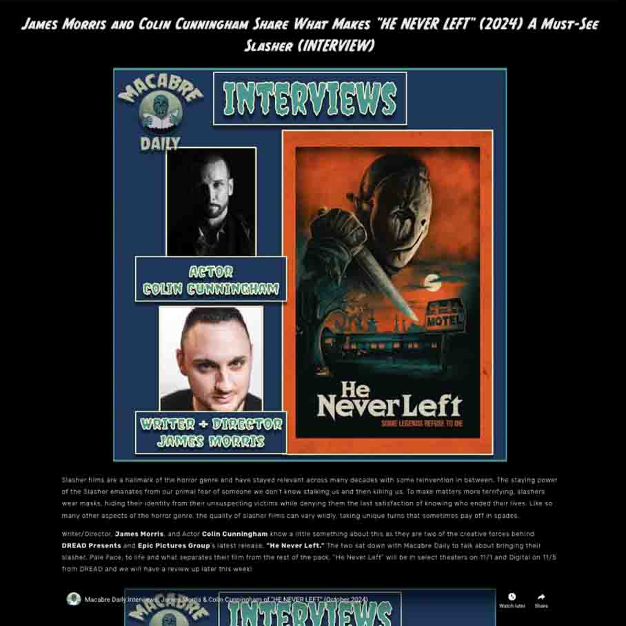 James Morris and Colin Cunningham Share What Makes 