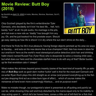 Movie Review – Butt Boy (2019)