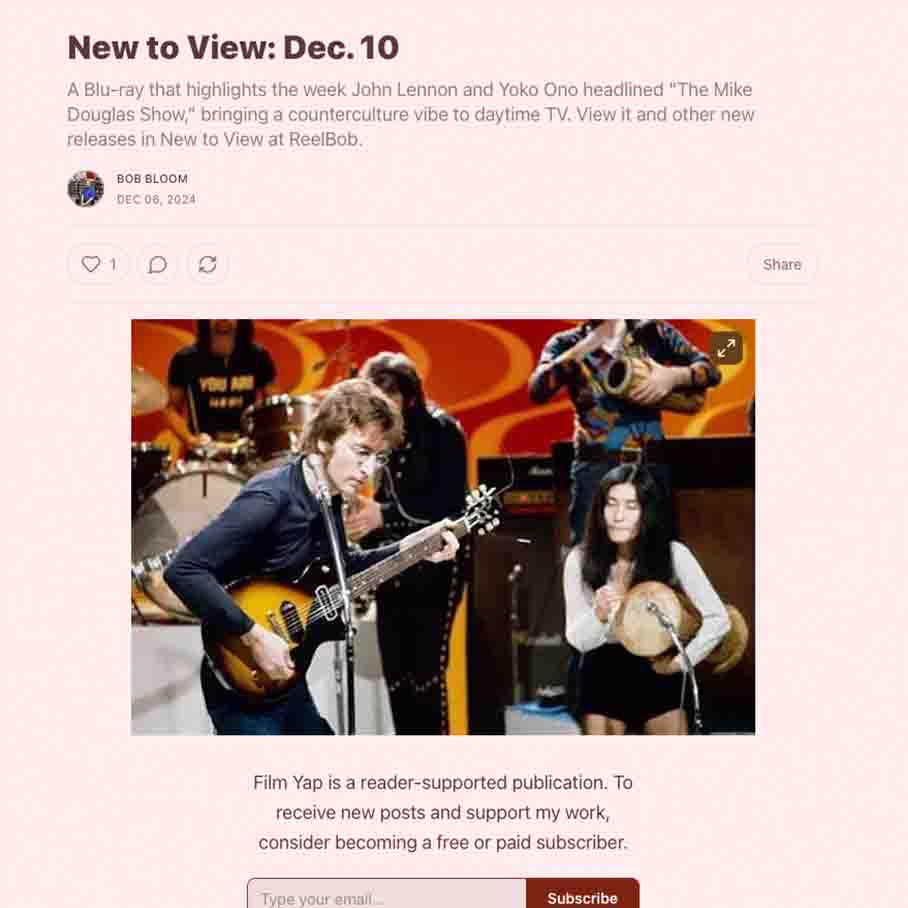 New to View: Dec. 10