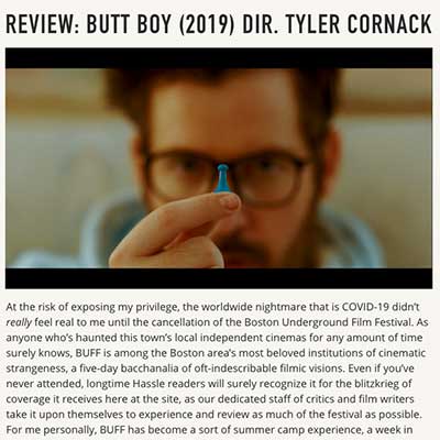 REVIEW: BUTT BOY (2019) DIR. TYLER CORNACK