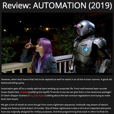 Review: AUTOMATION (2019)
