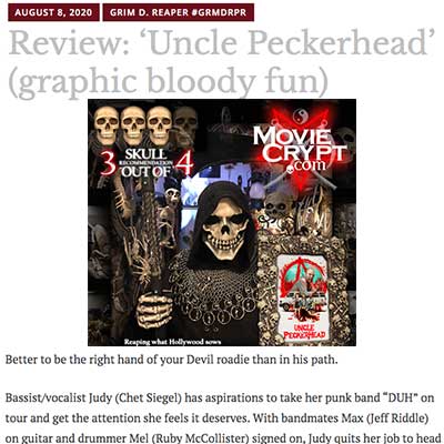 Review: ‘Uncle Peckerhead’ (graphic bloody fun)