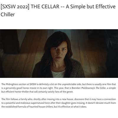 [SXSW 2022] THE CELLAR -- A Simple but Effective Chiller
