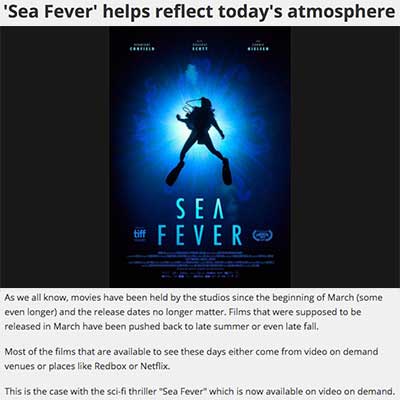 'Sea Fever' helps reflect today's atmosphere