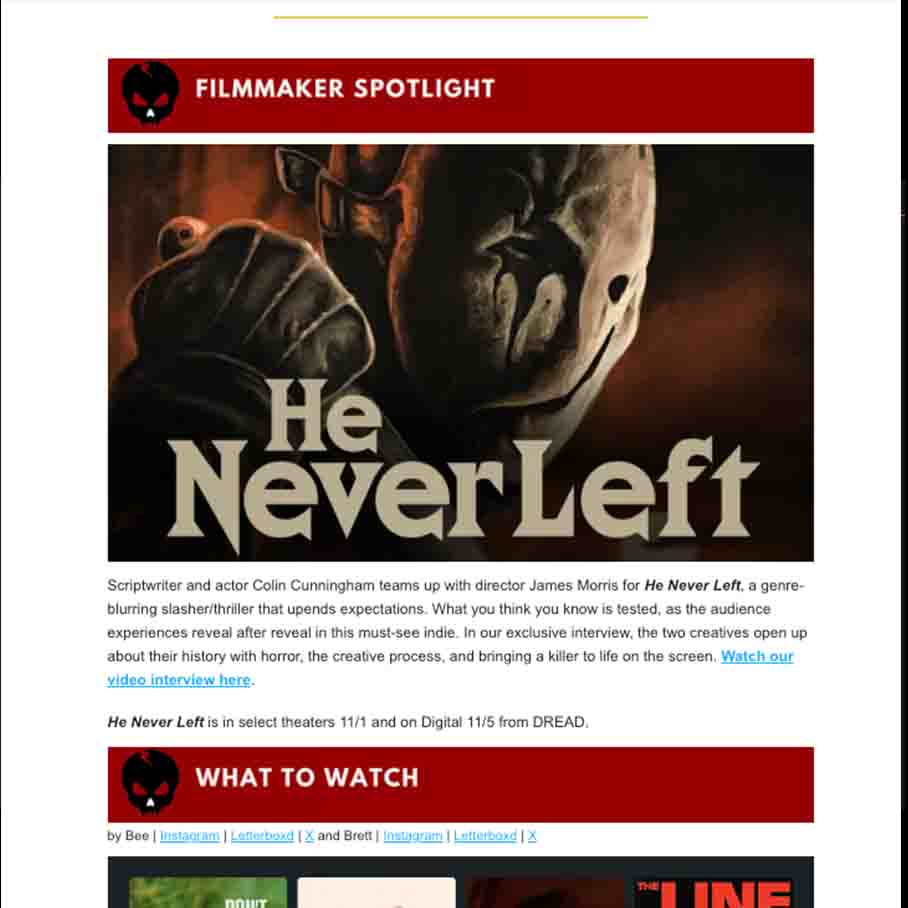 Slasher mania , Melissa Barrera shines in 'Your Monster' , A 'Carrie' reinvention , & more!