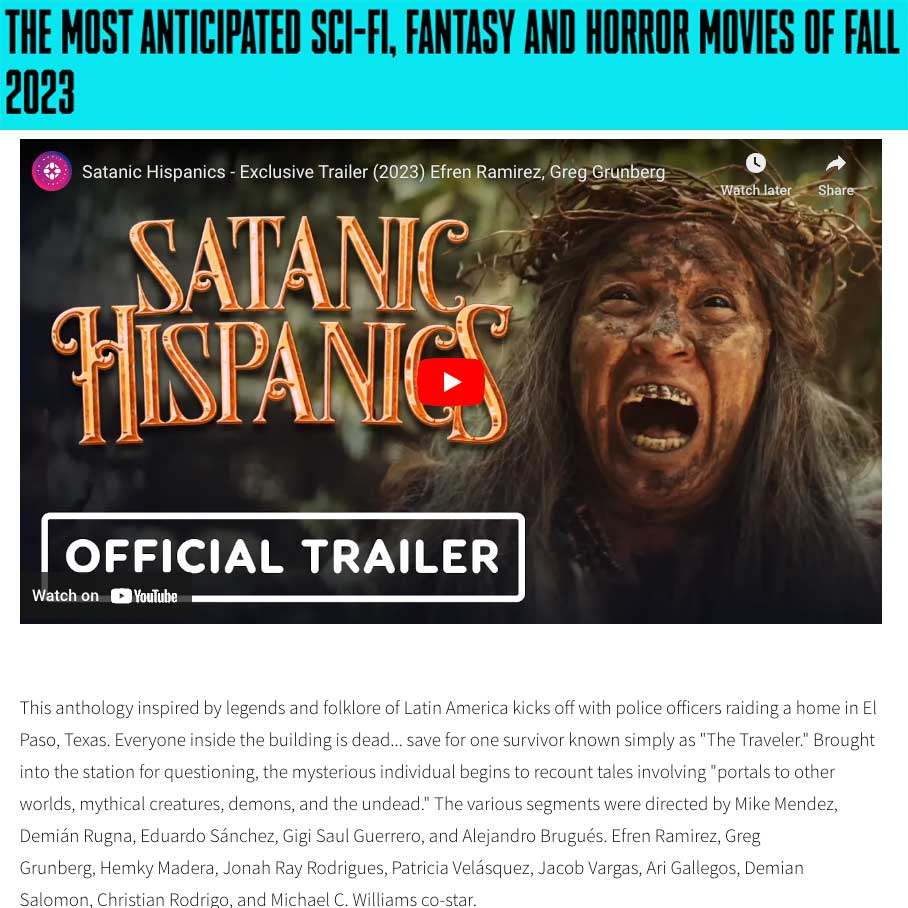 THE MOST ANTICIPATED SCI-FI, FANTASY AND HORROR MOVIES OF FALL 2023