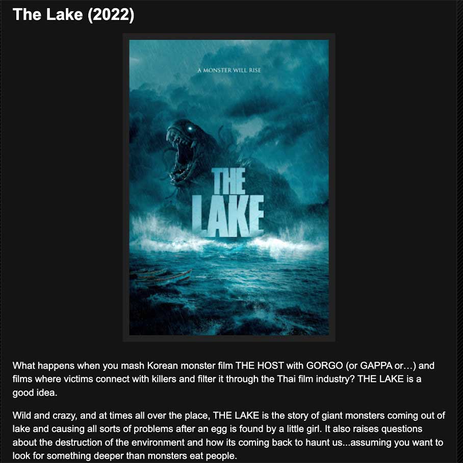 The Lake (2022)