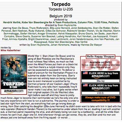 Torpedo U-235   Belgium 2019 - Review