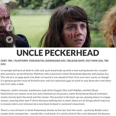 UNCLE PECKERHEAD - Starburst Film Review