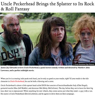 Uncle Peckerhead Brings the Splatter to Its Rock & Roll Fantasy