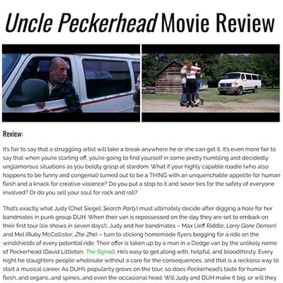 Uncle Peckerhead Movie Review