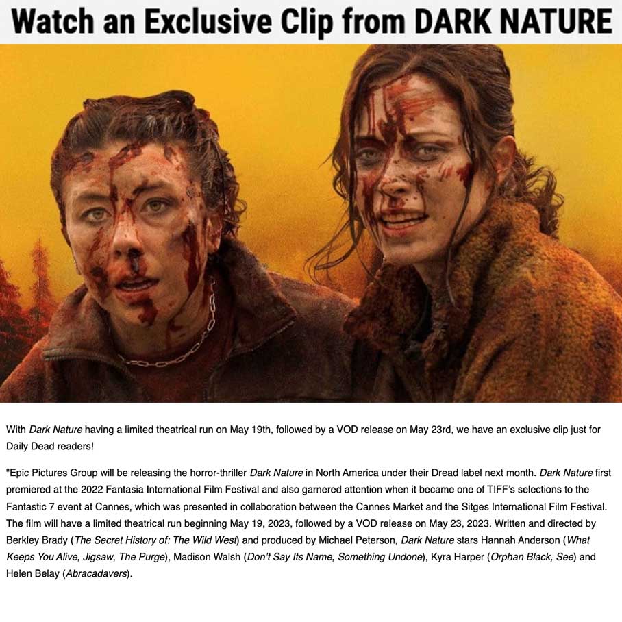 Watch an Exclusive Clip from DARK NATURE