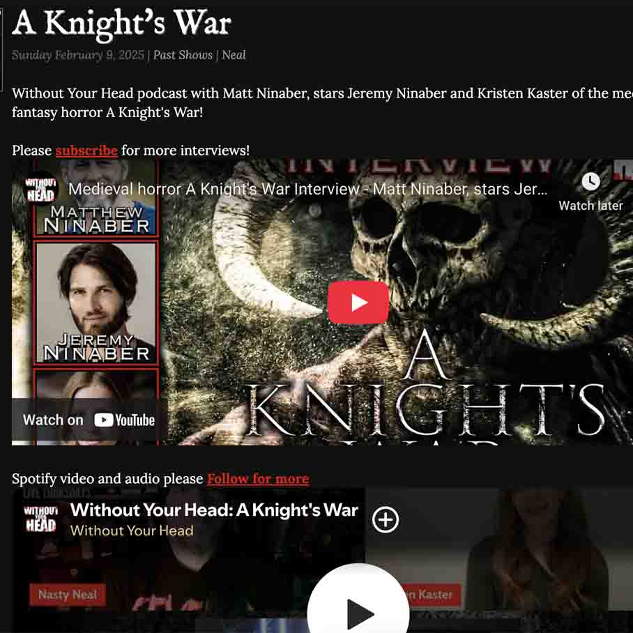 A Knight's War
